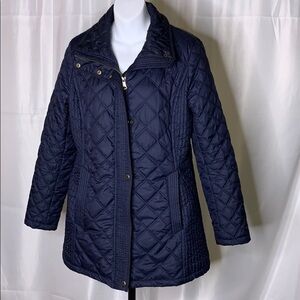 Marc New York Andrew Marc blue quilted jacket - M